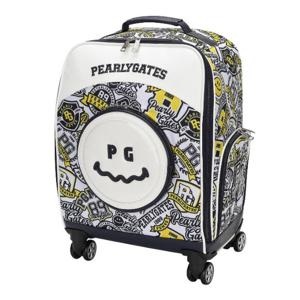 파리게이츠골프보스턴백 PQS 521E2BB401_WH 여성 스마일 로고 패턴 휠 보스턴백