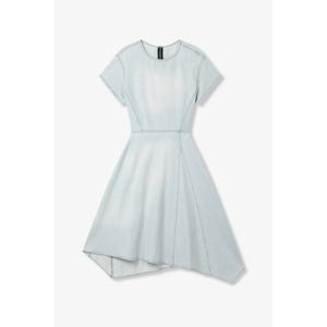 [보브] 플레어 하프 슬리브 데님 원피스 (7115355701) 7115355701