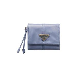 프라다 스몰 레더 월렛 에비에이션 블루 1MH043-2CYR-F0D57