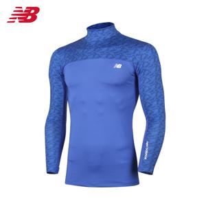 [NEWBALANCE] NBD4EB1095 베이스볼 카모 하프넥 언더셔츠(블루)