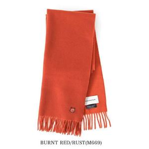 라프리마 메종키츠네 폭스 헤드 패치 스카프 폭스헤드 울 LM06201WA0018 M669