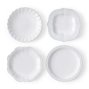 접시 쓰임 블랑 접시 세트 4P