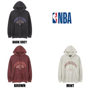 [엔비에이]NBA 피그먼트 레터링 후드 티셔츠 N261TH121P