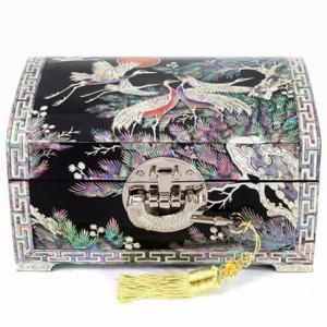 [박씨상방] 나전 굴림 송학검 2단보석함 18센티 (장태복)