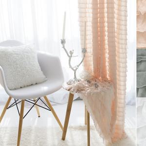 쁘띠 캉캉 커튼-화이트.그레이.피치핑크(핀스타일,봉집스타일)