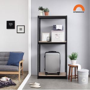 [스피드랙]800x400x2100_3단 조립식 앵글 베란다 수납정리선반