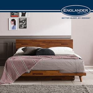 [잉글랜더]바우  평상형 침대(W 양모 20T 9존 Q)