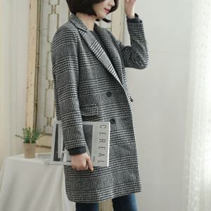 [웬디즈갤러리]산드리아 체크 울코트 PCT002