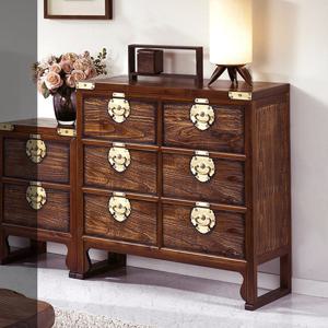 미송 3단 6서랍장 원목가구