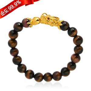 [골드모아] 남자 순금 팔찌 11.25g 24K [용 호안석]