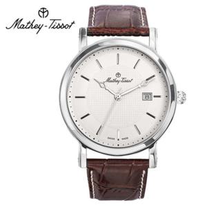 메티티솟 Mathey-Tissot 남성 가죽밴드시계 HB611251AI