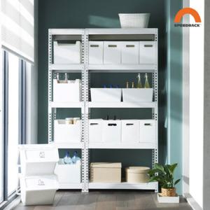 [스피드랙]1100x600x1200_2단 베란다 수납 창고 팬트리 정리선반