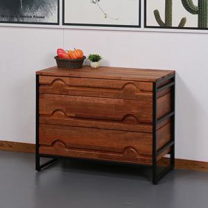 메이룬 멀바우 서랍장 3단 800