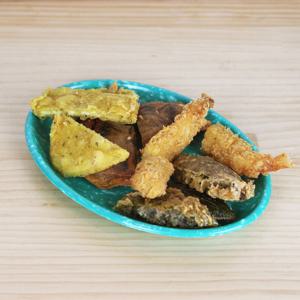 레트로 옛날 분식 접시 그릇 8호 캠핑 멜라민 접시