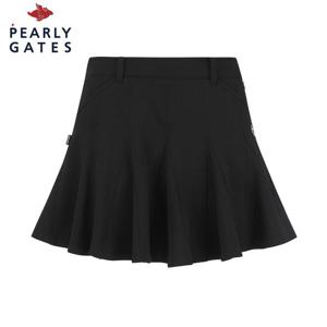 파리게이츠 [손연재착용] 여성 로고 자수 플라운스 큐롯 스커트