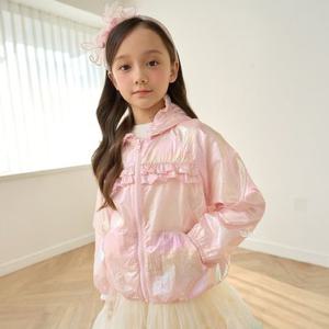 [백화점]로엠걸즈 2단프릴 후드바람막이점퍼 RGJA26S2C