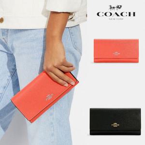 코치(COACH) C5578_OL 여자 슬림 트라이폴드 가죽 장지갑