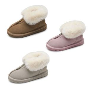 [와이컨셉] 베어파우 아동 천연모피 지퍼 방한 양털숏부츠 3종 택1 MARILYN KIDS K2734PD-K K2734PD-K