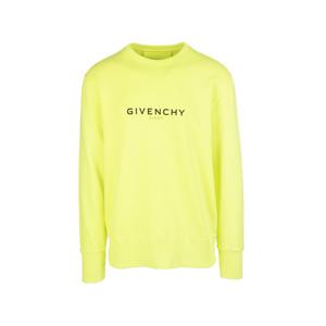 지방시 리버스로고 프린팅 맨투맨 네온 남성 BMJ0EZ3Y6V 734