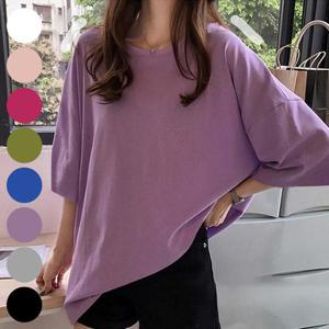 빅사이즈사랑해요 J978L405 클린루즈실켓라운드티 ED