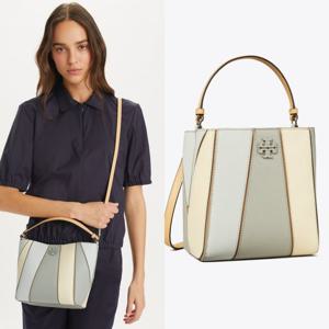 토리버치 160189 020 여자 McGraw 스몰 컬러블럭 버킷 숄더백