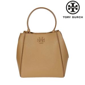 토리버치 MCGRAW TIRAMISU227 여자 로고 패치 스몰 버킷 숄더백