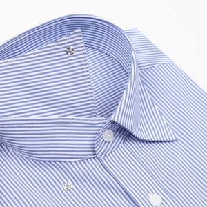 [레노마셔츠] RZUSG0-044BU 구김적고 단정한 스트라이프 면스판 셔츠 RZUSG0044