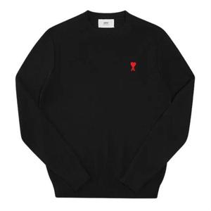 (명품) 25FW 아미 체인스티치 하트 로고 메리노 울