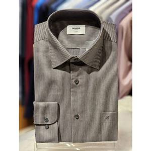 [레노마셔츠] ROFSG0-050 2종 다림질이 필요없는 면혼방 카치온 핀스트라이프 케주얼셔츠 ROSFG0050
