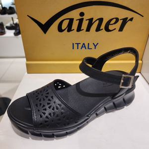 [바이네르] 바이네르 331D 컴포트 여성 샌들 흑색 베이지색 331D