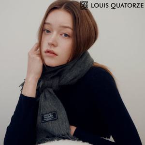 [루이까또즈 스카프] 울 혼방 머플러 루이브렌트솔리드 그레이 (2DMW819GY) 2DMW819GY