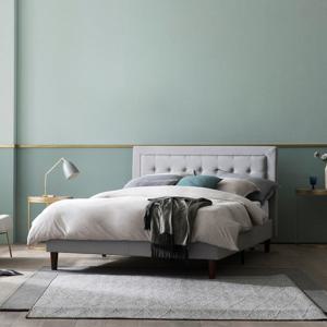 [지누스] 버튼 터프트 프리미엄 침대 프레임 (슈퍼싱글)