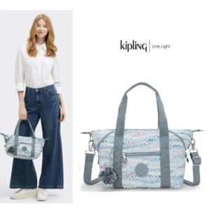 [키플링] 토트 숄더 크로스백 아트미니 팜트리 리브스 KPABT02 PTLV-잠실점