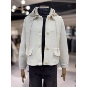 [코데즈컴바인] (CKA-PJ380W1) 니트배색 후드탈착 자켓 (CKA-PJ380W