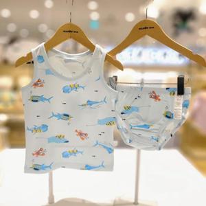 [오가닉맘] 아동 워터블 남아런닝 팬티 2종세트 (MKSUUR06T) FKSUUT06