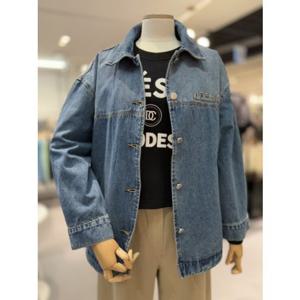 [코데즈컴바인] (CKA-DJ501W2Z) 오버핏 카라 데님자켓 CKA-DJ501W2