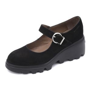 [랜드로바(여성화)]여성 원더스 경량 통굽 메리제인 CLAPUC4917WWONK1 블랙