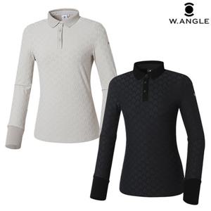 [와이드앵글] WWU22203 여성 WL 모노그램 폴로 티셔츠 WWU22203