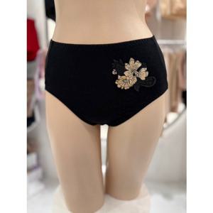 [와코루 란제리] 4컬러 면 라이오셀 스판 힙레이스 부인군 요일팬티(WPT3748ABK) WPT3748A