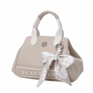 [세인트앤드류스] 여성 엠보 로고 토트백  스카프 참(821D1BG101) 821D1BG101