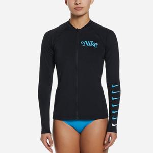 [나이키스윔] 나이키스윔 NESSD356-001 여성 레거시 풀집업 롱 슬리브 하이드로가드 블랙 - 래쉬가드 NIKED315