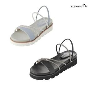 엘칸토 HC14 여성 쿠션UP 2WAY 청키샌들 LCWW24U426