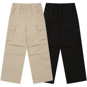 [에꼴리에]멀티 포켓 파라슈트 카고 바지_25OT251 블랙,베이지_O