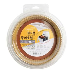 자연에서 온 에어프라이어 접시형종이호일16cm(100매) 에프호일 접시형호일 종이호일 접시종이호일 종이호