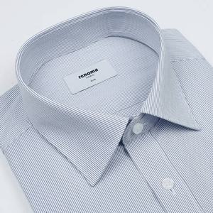 [레노마셔츠] RZUSL0-052NY 단정하고 깔끔한 플레인스트레치 쿨 스트라이프셔츠 RZUSL0052