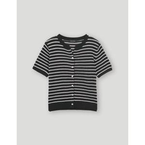 [코데즈컴바인] 오픈넥 스트라이프 반팔가디건 (CKB-CD385W4) CKBCD385W40