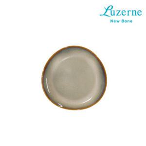 (싱가포르 루전) 러스틱 아이보리 삼각 접시 소 18cm 플레이팅접시 플레이트그릇 플레이팅그릇 고급식기 고