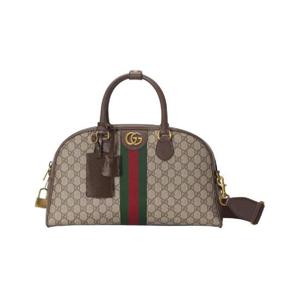 구찌 GG 슈프림 캔버스 사보이 미디움 볼링백 베이지 에보니 723309-9C2ST-8746