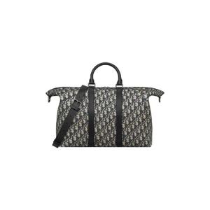 디올 위켄더 40 백 디올 오블리크 자카드 그레인드 카프스킨 베이지 블랙 1ESDU134YKY-H27E