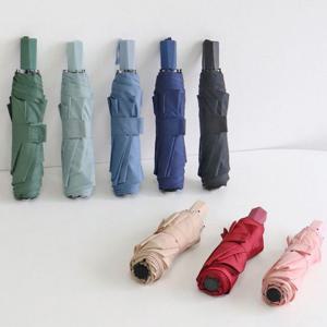 컴팩트 수동 3단우산 1P 접이식 휴대용 가벼운 우산
